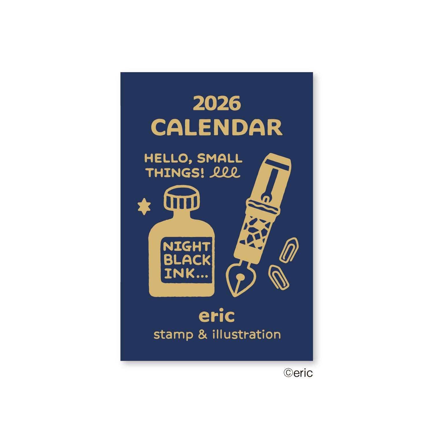 Amazon | 新日本カレンダー 2026年 カレンダー 日めくり eric ミニミニ